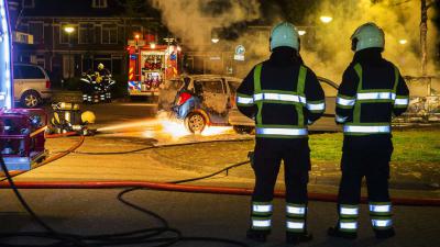 Meerdere auto's in vlammen op in Schijndel