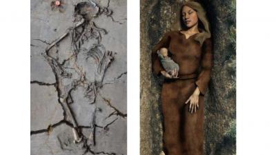 6000 jaar oud babylijkje in arm vrouw gevonden in Nieuwegein