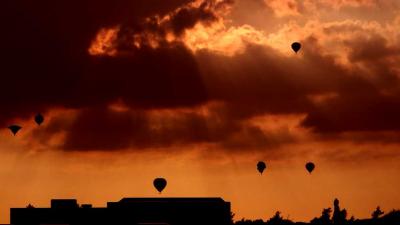 Foto van heteluchtballonnen in Joure | Frank Vink
