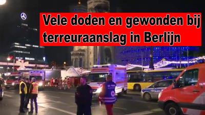 Terreuraanslag op Kerstmarkt in Berlijn. Vele doden en gewonden