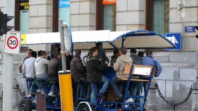 'Amsterdam wil bierfietsverbod instellen voor binnenstad'