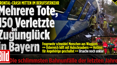 Menselijke fout oorzaak treinongeval Duitsland