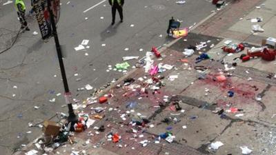 Foto van aanslag Boston | Divers