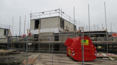 Bouw van mooi Skoatterwald in Heerenveen vordert