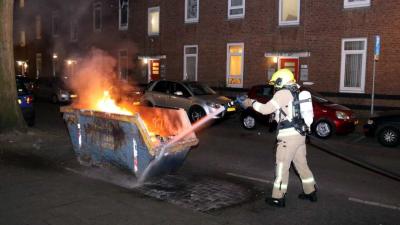 Brand in bouwcontainer kent ook voordelen