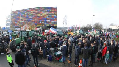Boze boeren massaal richting Hilversum mediapark