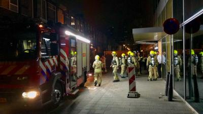 Ontruiming bij brand Rotterdams hotel