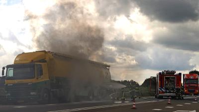 Foto van brand in tankauto | Stichting VIP | www.parkstadveendam.nl