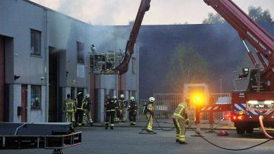 Brand verzamelgebouw in Emmen
