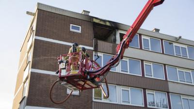 Konijn overleeft grote brand flat niet 