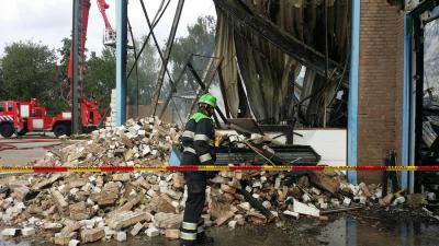 NL-Alert voor omwonenden zeer grote brand Eindhoven