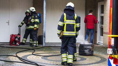 Woningbrand door brand in wasdroger