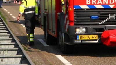 Foto van brandweerauto op snelweg | Archief Tom Louter | www.112brabantnieuws.nl