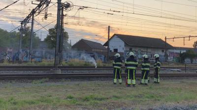 Treinverkeer spoortraject Boxtel korte tijd plat door brand in spoorbiels