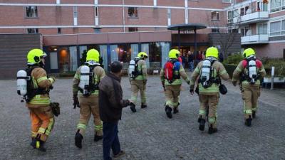 Evacuatie na brand in wooncomplex in Vlaardingen