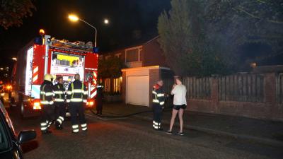 Woningbrand blijkt brandende tuinpergola