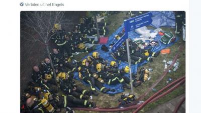 Brandweerlieden getraumatiseerd door verwoestende brand Londen