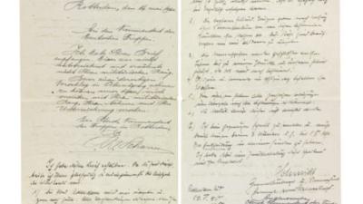 Uniek capitulatiedocument Rotterdam uit WOII opgedoken