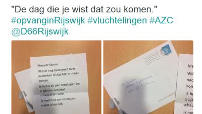 Raadsleden kregen dreigbrieven vanwege komst azc