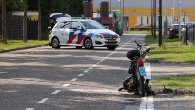 bromfiets-politieauto