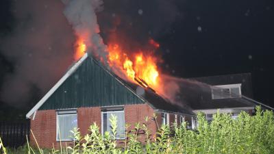 Uitslaande woningbrand