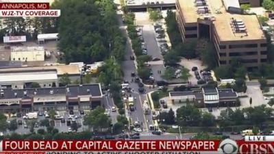Vier doden bij schietpartij redactie Amerikaanse krant 