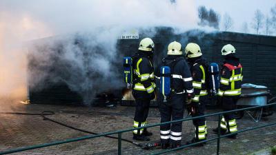 Clubhuis politiehondenvereniging Schijndel afgebrand