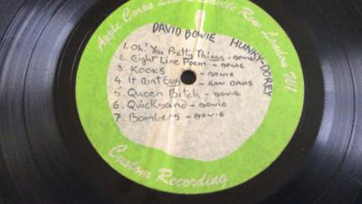 Duurste lp David Bowie ooit onder de hamer
