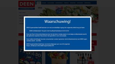 DEEN waarschuwt voor stukjes plastic in smikkelsalade