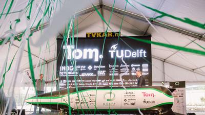 Delftse studenten winnen Hyperloop Pod Competitie