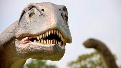 Levensechte bewegende dino's in Jurassic Kingdom in Schiedam