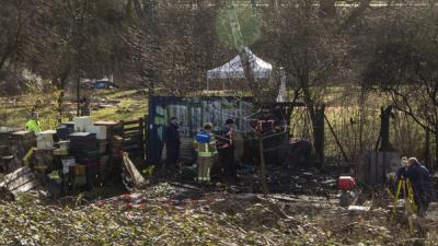 Dode na brand tuinhuisje Rotterdam; gewonde Poolse man aangehouden
