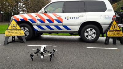 Politie drone van drone team