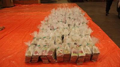 1100 kilo drugs onderschept in lading ananassap