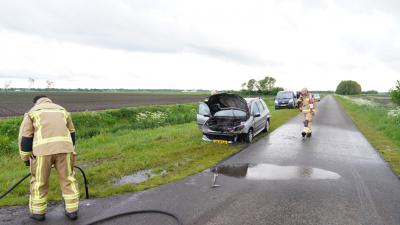 Auto beschadigd door brand