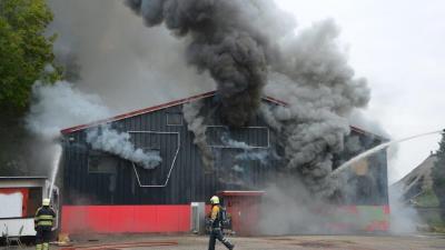 Grote brand in Harkstede