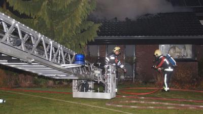 Uitslaande brand in seniorenwoning in Exloo 