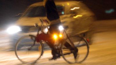 9 op de 10 stedelijke nachtfietsers heeft slok op