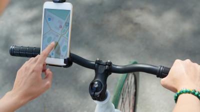 Handsfree op de fiets