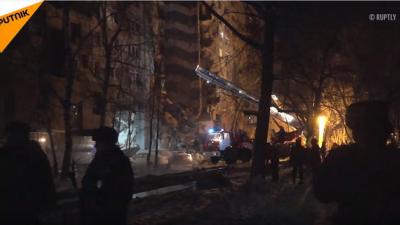 Flat in Rusland stort voor een deel in: doden en veel vermisten 