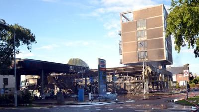 Buurman afgebrand tankstation opgepakt voor diefstal koper
