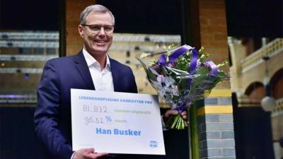 FNV-leden bijna unaniem voor Han Busker als nieuwe voorzitter