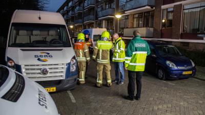 Gaslek door brand in kelder, 40 woningen ontruimd