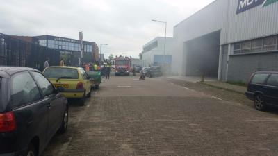 Flinke brand in bedrijfspand