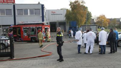 Brand bij vleesbedrijf in Capelle a/d Ijssel