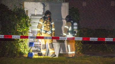 Stroomstoring na brand in stroomhuisje in Schiedam