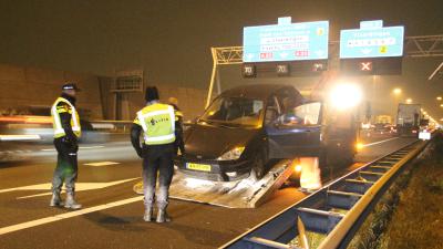Eenzijdig ongeval op de A20