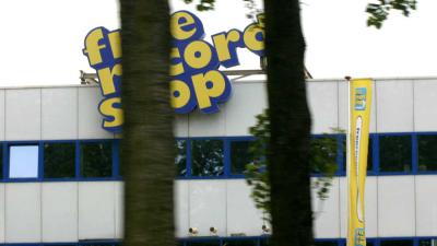 Foto hoofdkantoor Free Record Shop | Archief EHF