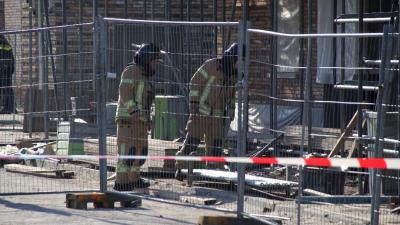 Flink gaslek na afbreken steiger in Vlaardingen