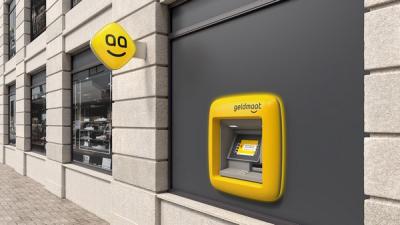 Geldautomaten worden geel en gaan geldmaat heten 